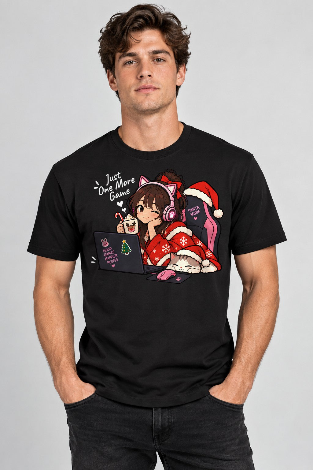 Cozy Gamer Girl - Black