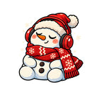 Cozy Snowman Headphones
