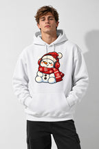 Cozy Snowman Headphones - White