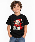 Cozy Snowman Headphones - Black
