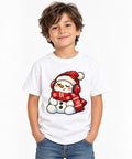 Cozy Snowman Headphones - White