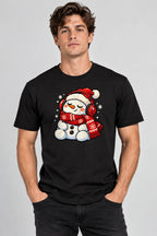 Cozy Snowman Headphones - Black