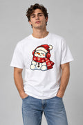 Cozy Snowman Headphones - White