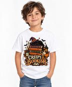 Creepy And Bookish - White