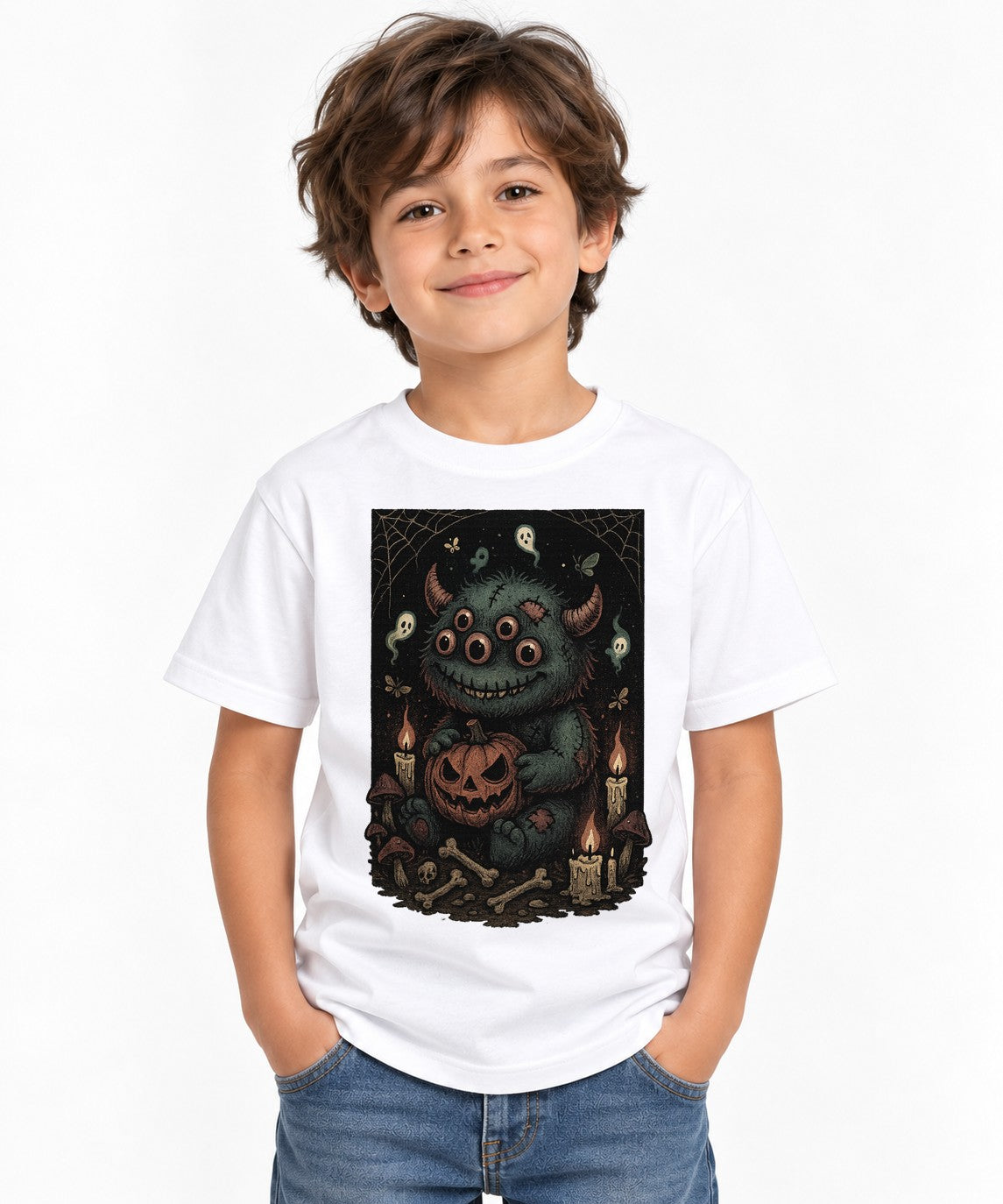 Creepy Cute Familiar - White