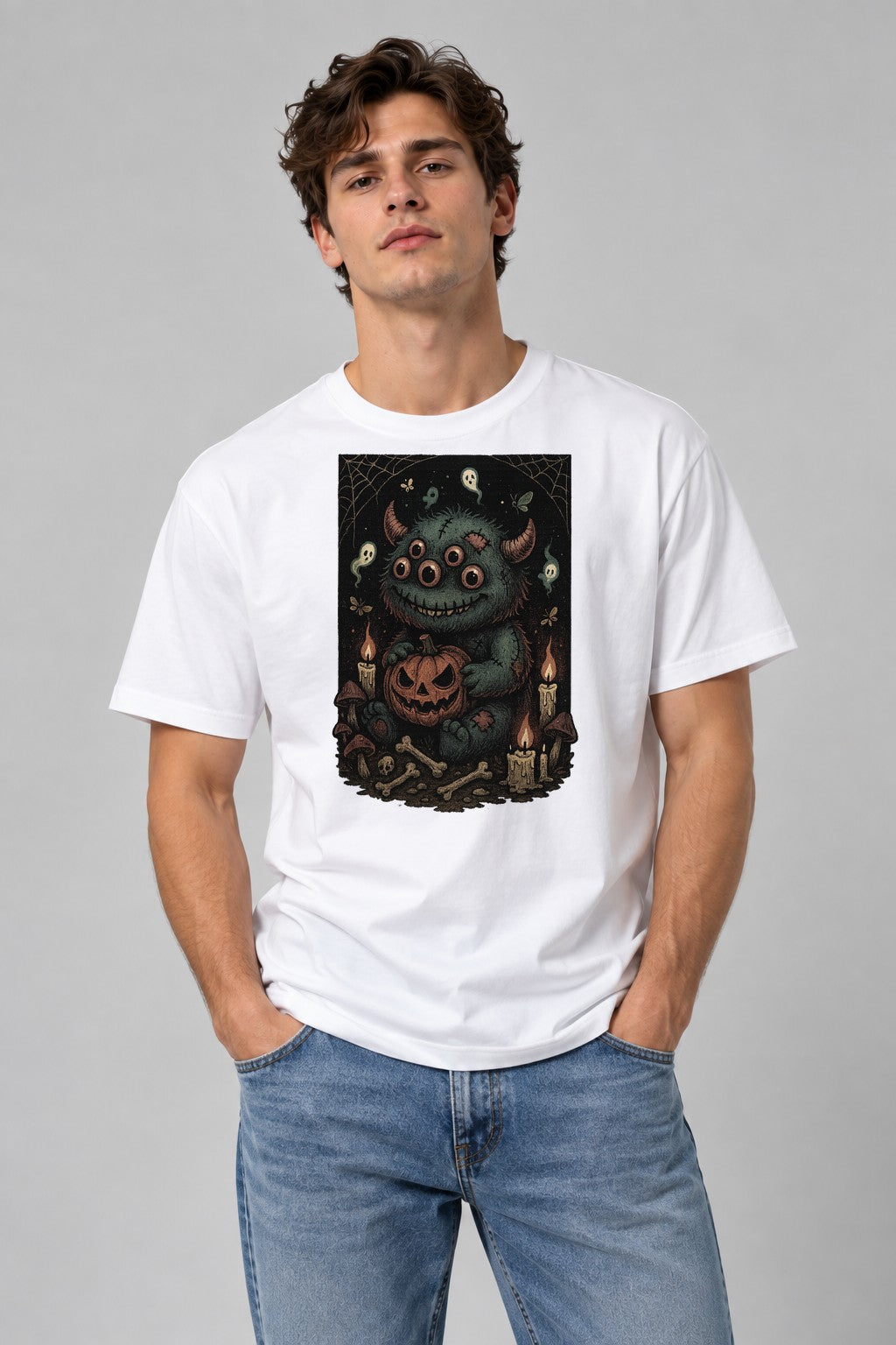 Creepy Cute Familiar - White
