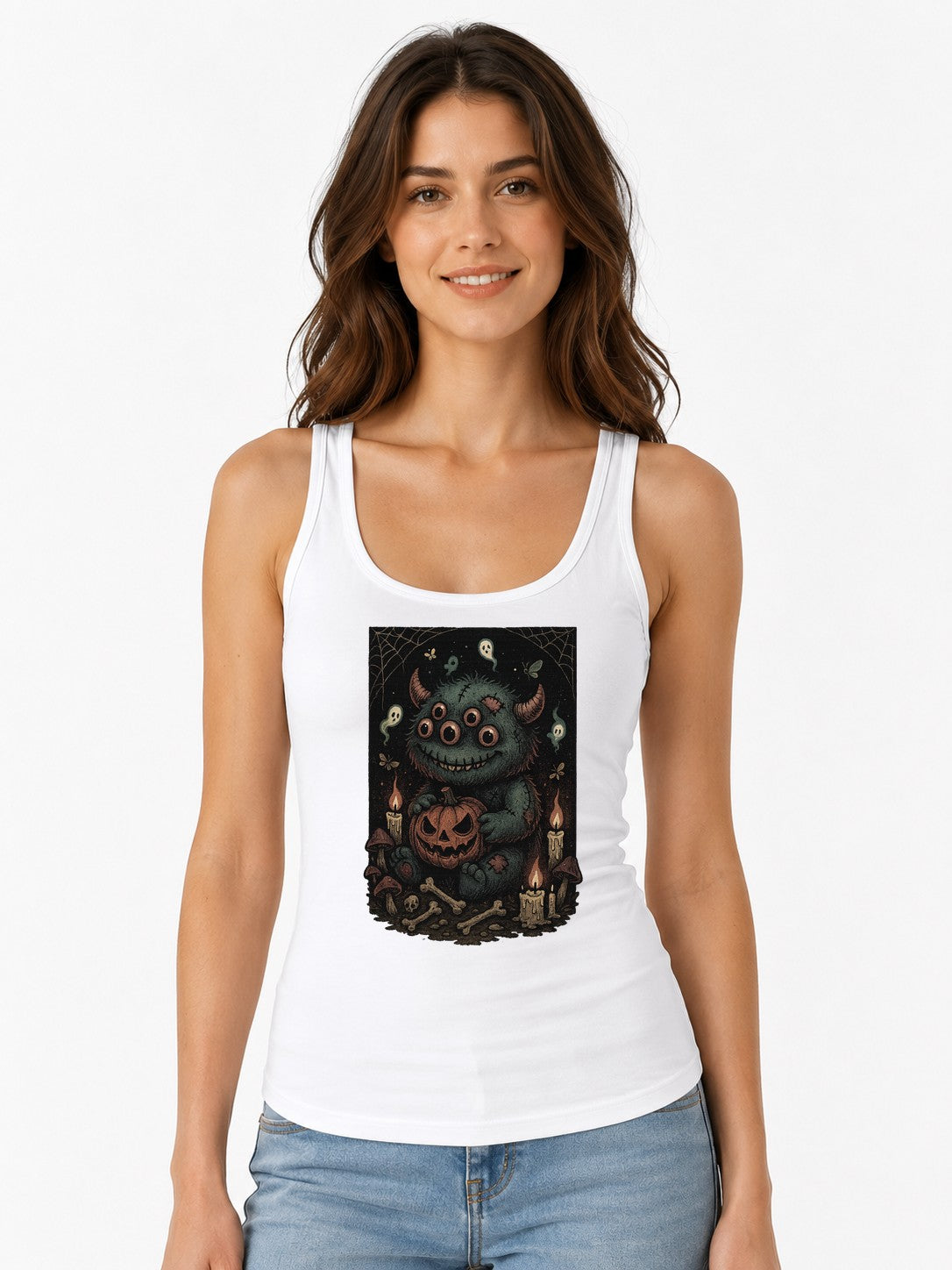 Creepy Cute Familiar - White