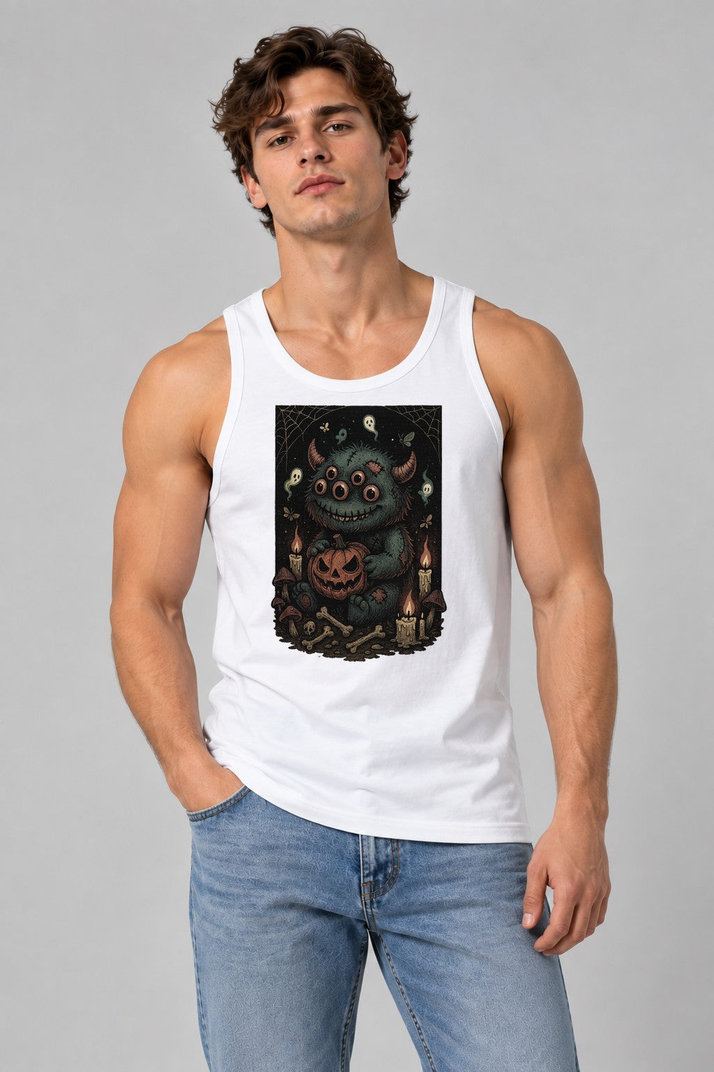 Creepy Cute Familiar - White