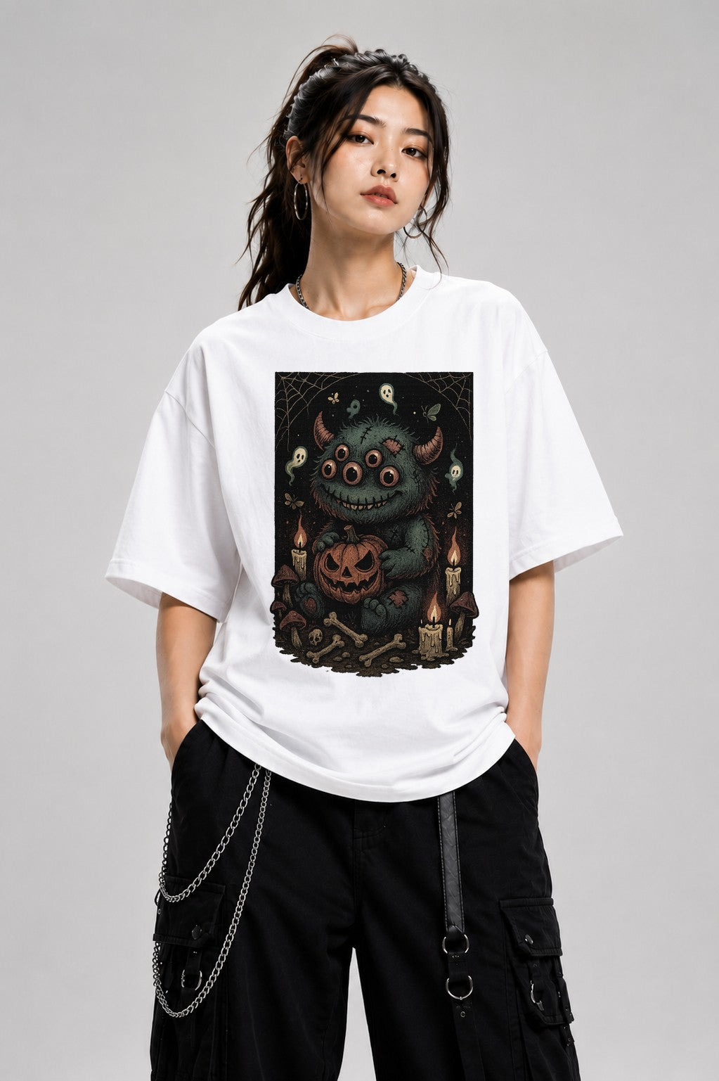 Creepy Cute Familiar - White