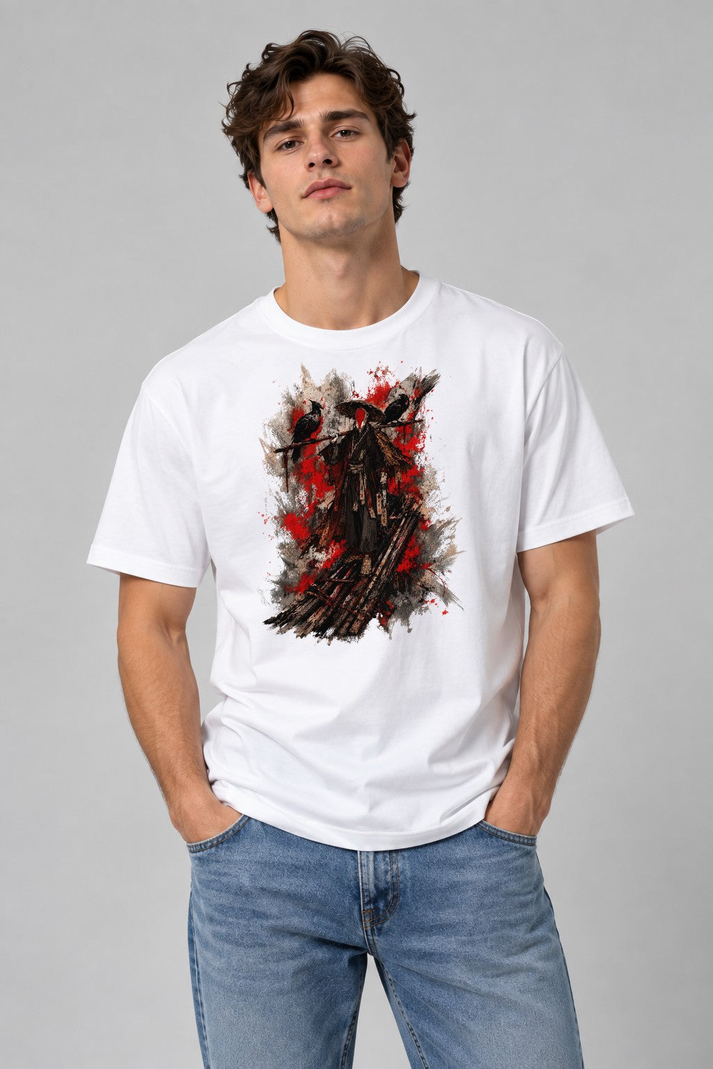 Crimson Reaper Crows - White