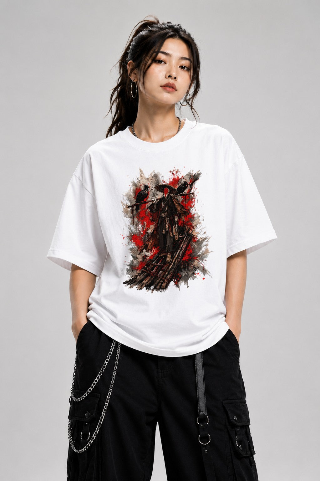 Crimson Reaper Crows - White