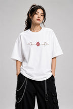 Crimson Spiral Compass - White