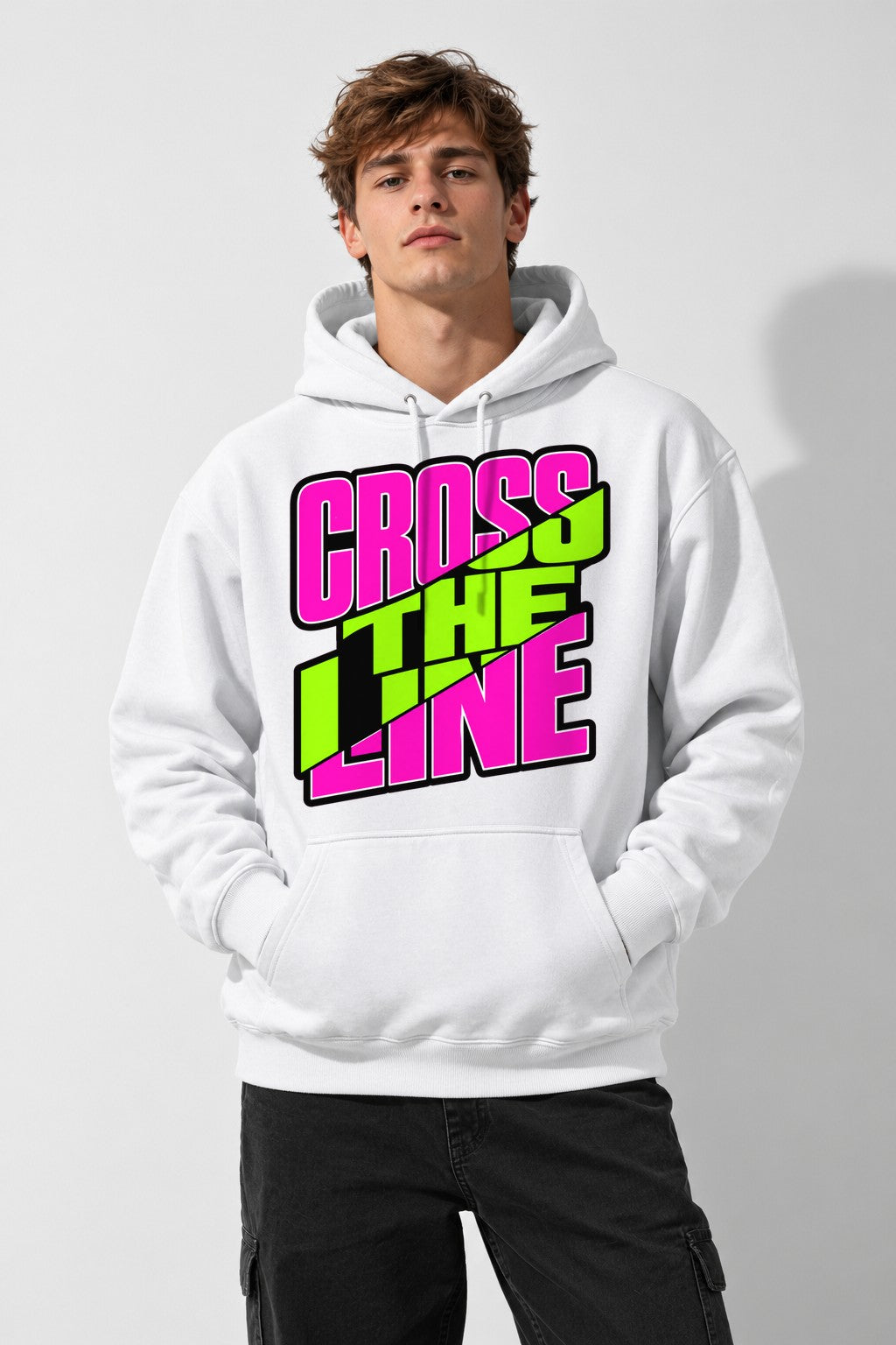 Cross The Line - White