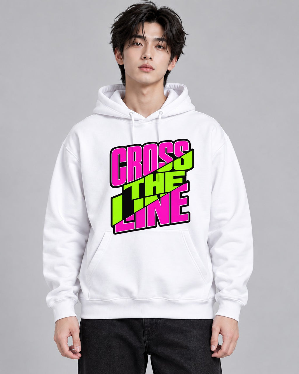 Cross The Line - White