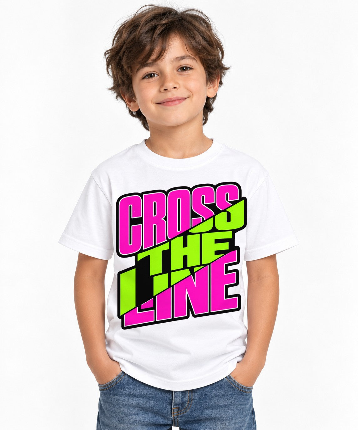 Cross The Line - White