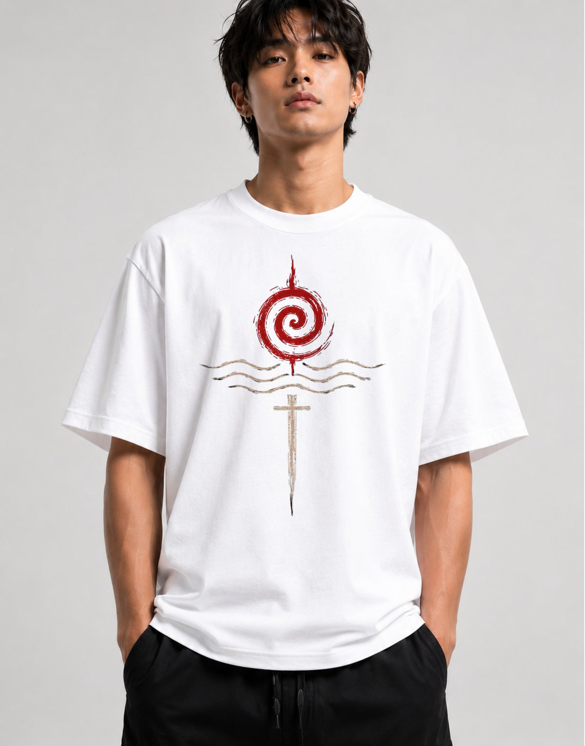 Cross The Line - White