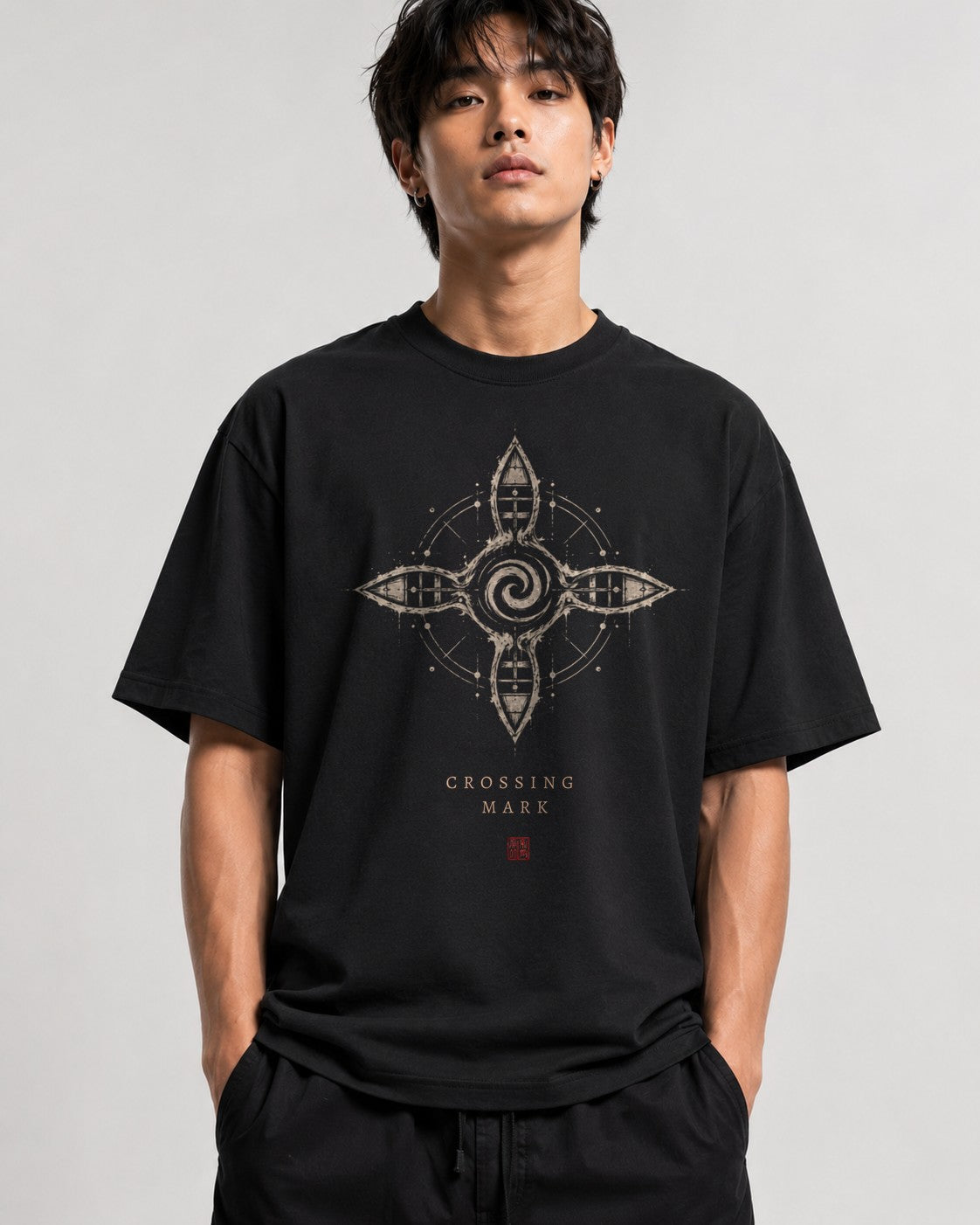 Crossing Mark - Black