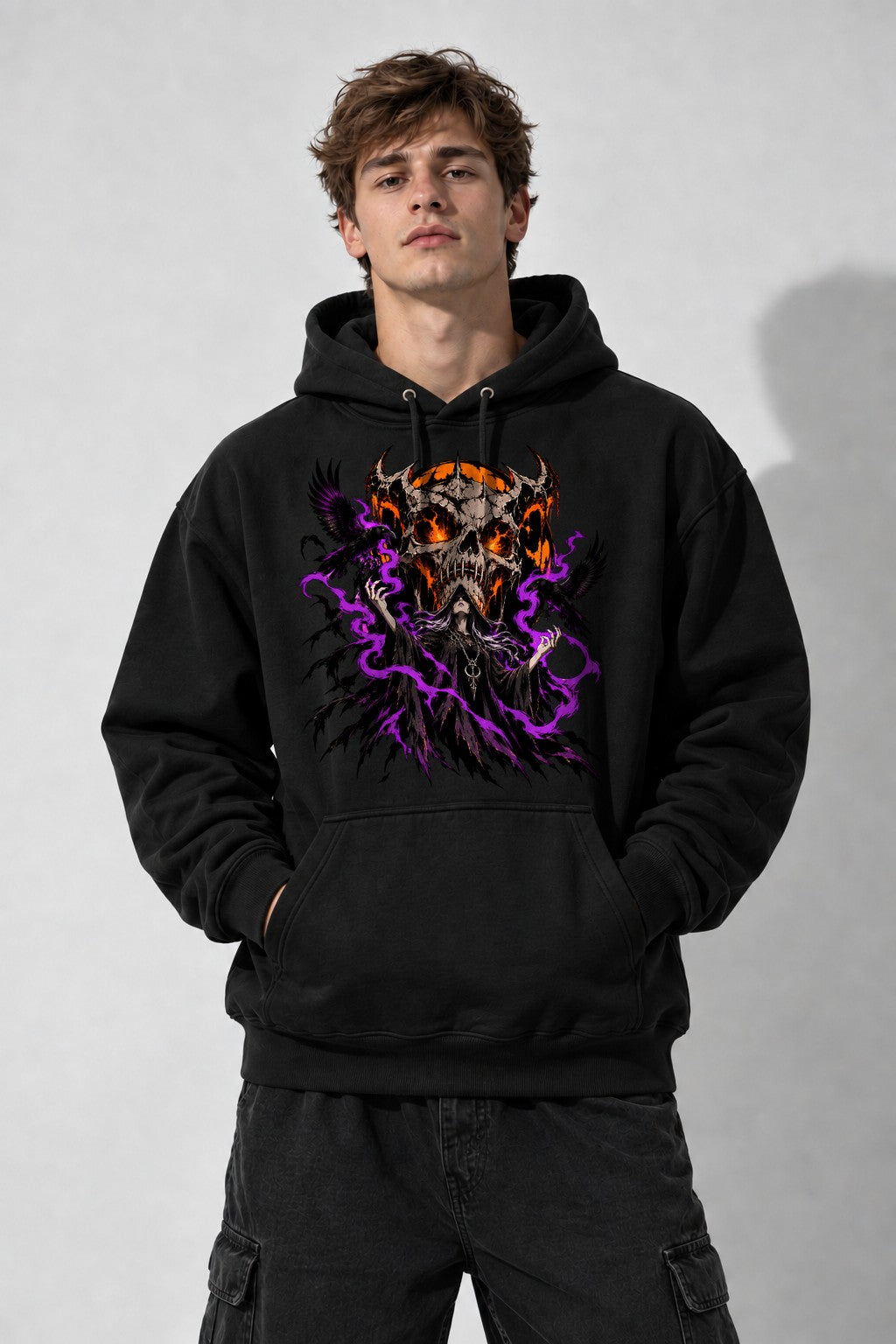 Crowned Skull Summoner - Black