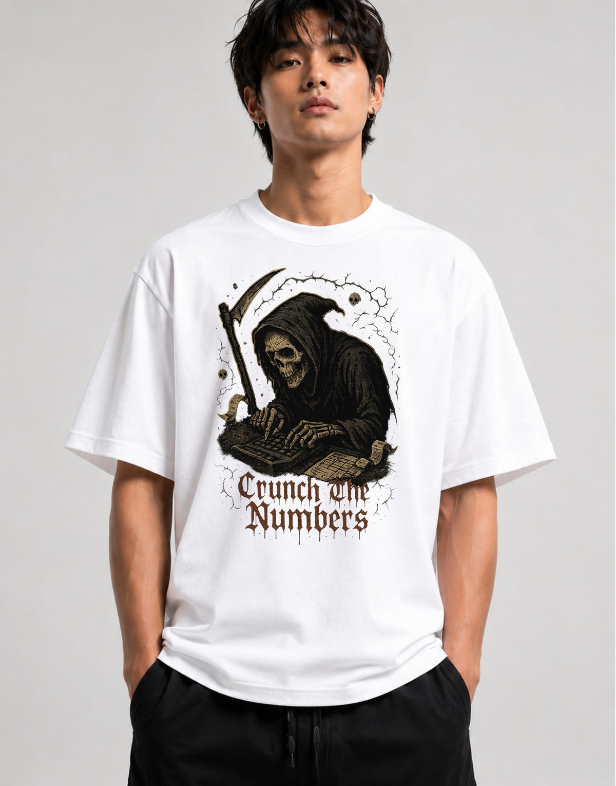 Crunch The Numbers - White