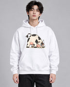 Curious Cow - White