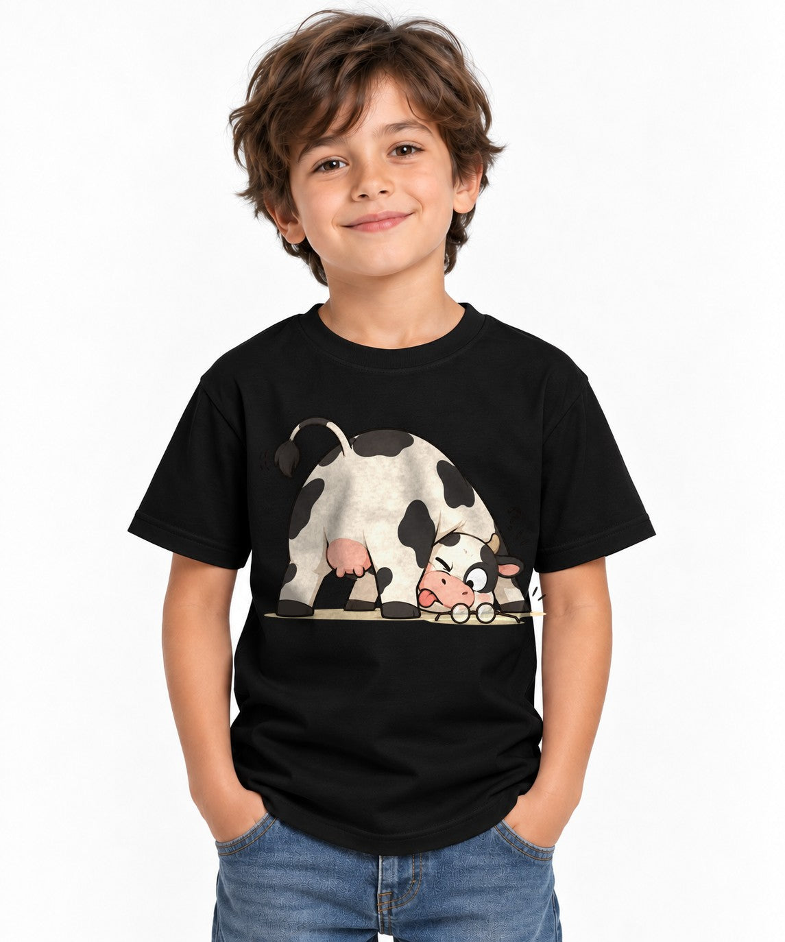 Curious Cow - Black
