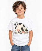Curious Cow - White