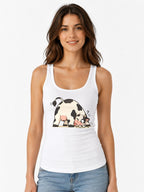 Curious Cow - White