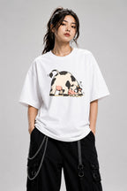 Curious Cow - White