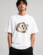 Curious Owl - White