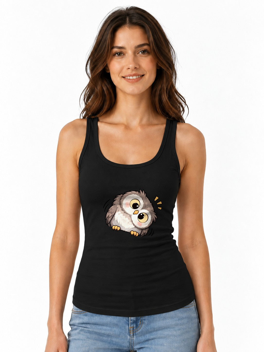 Curious Owl - Black