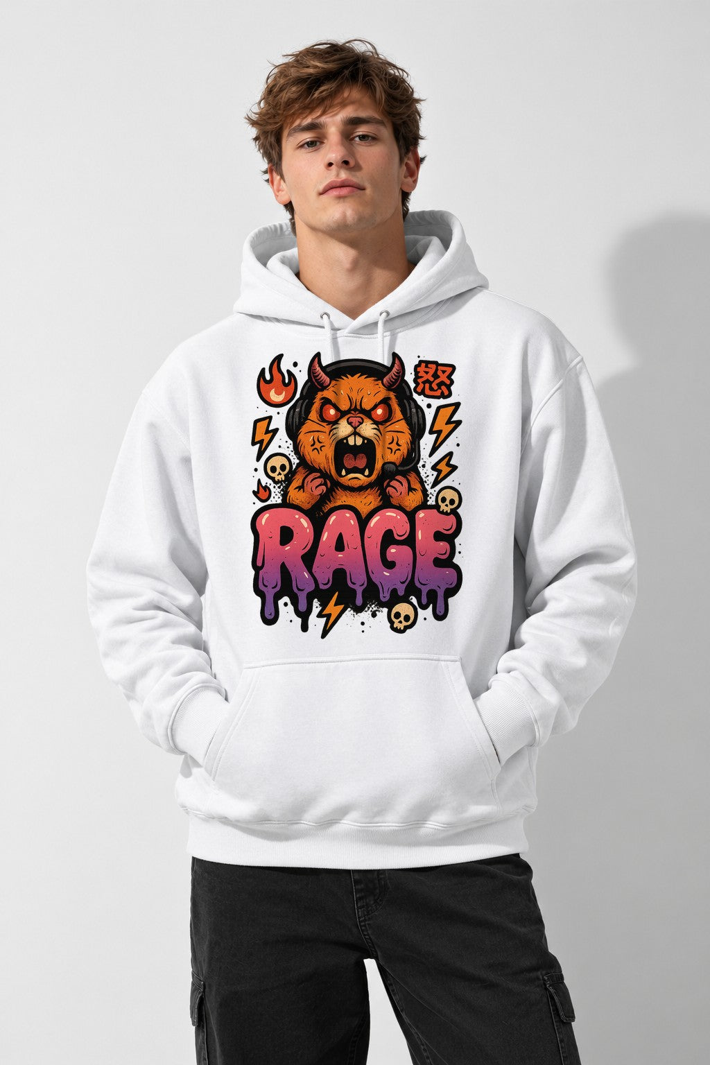Cursed Hamster Streamer - White