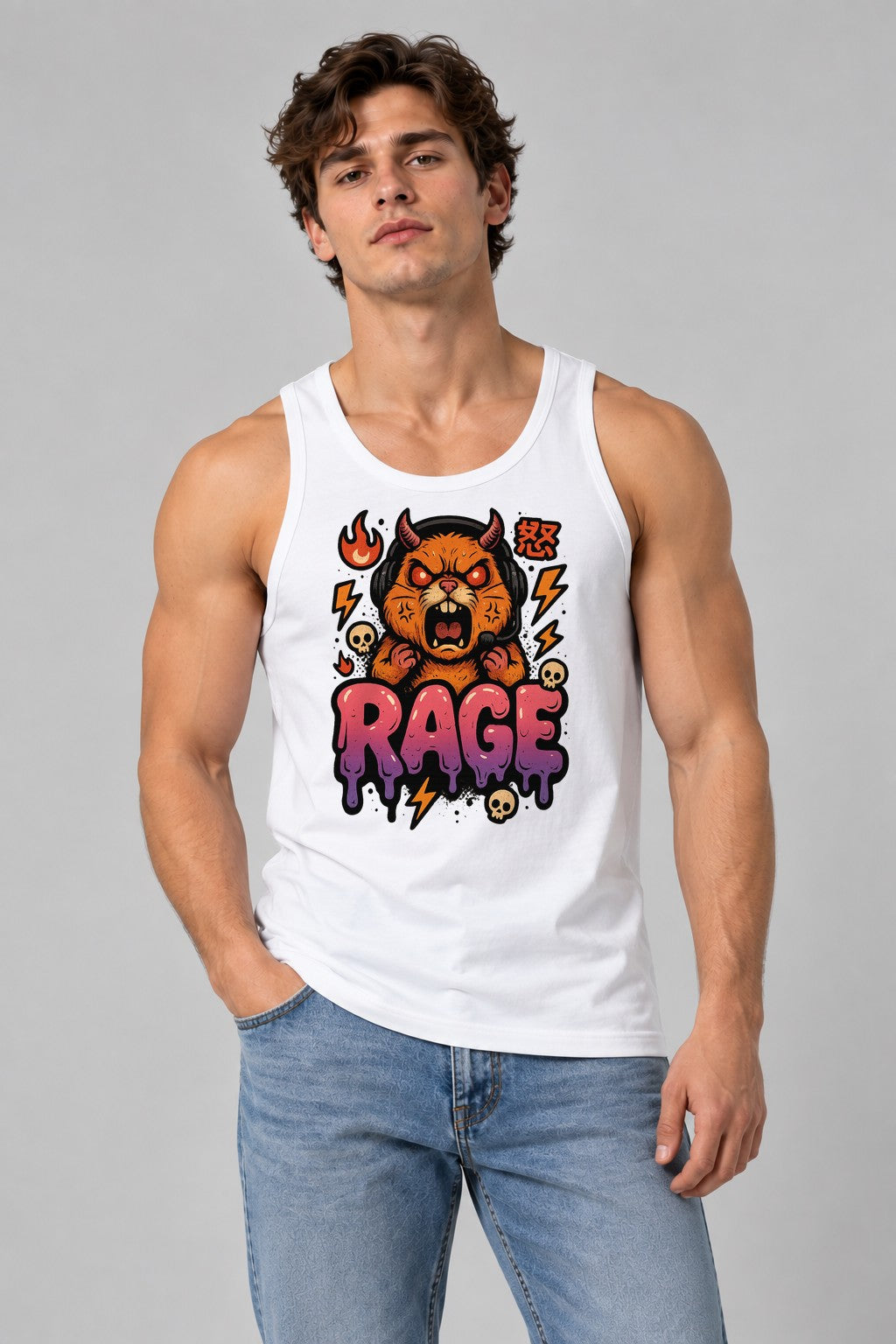Cursed Hamster Streamer - White