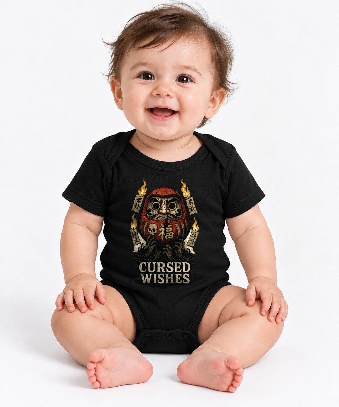 Cursed Wishes Daruma - Black