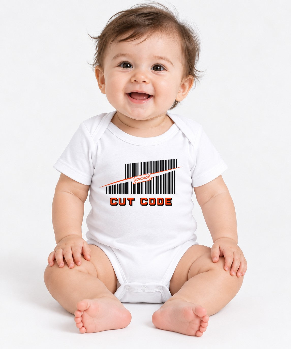 Cut Code - White