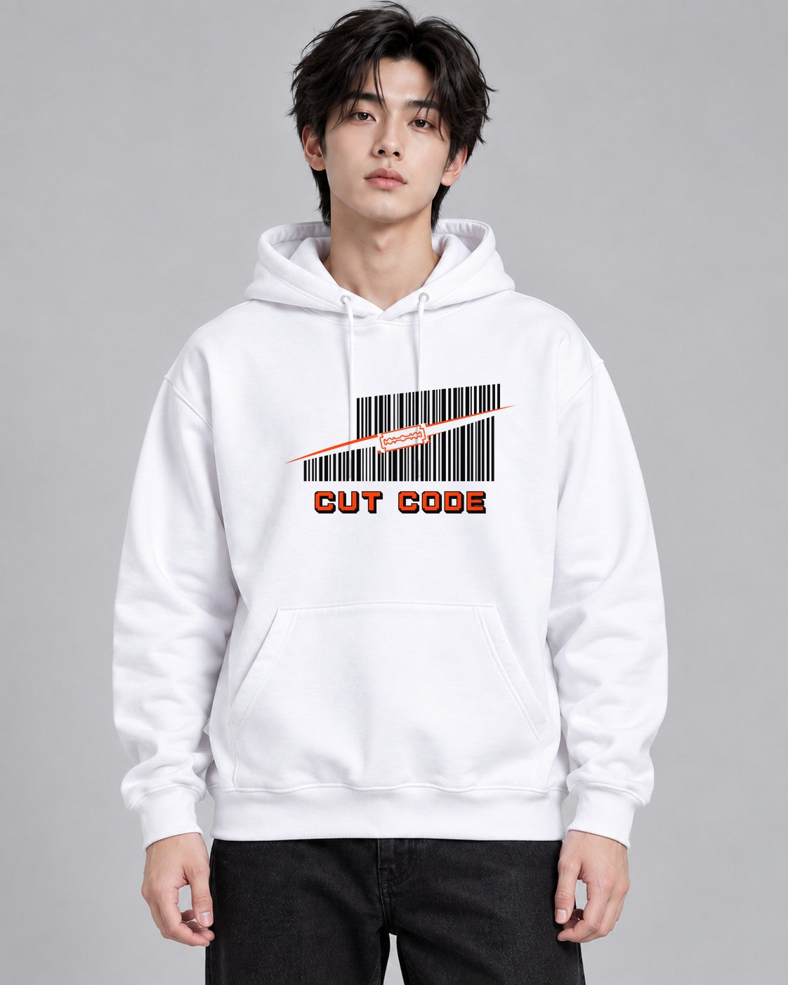 Cut Code - White