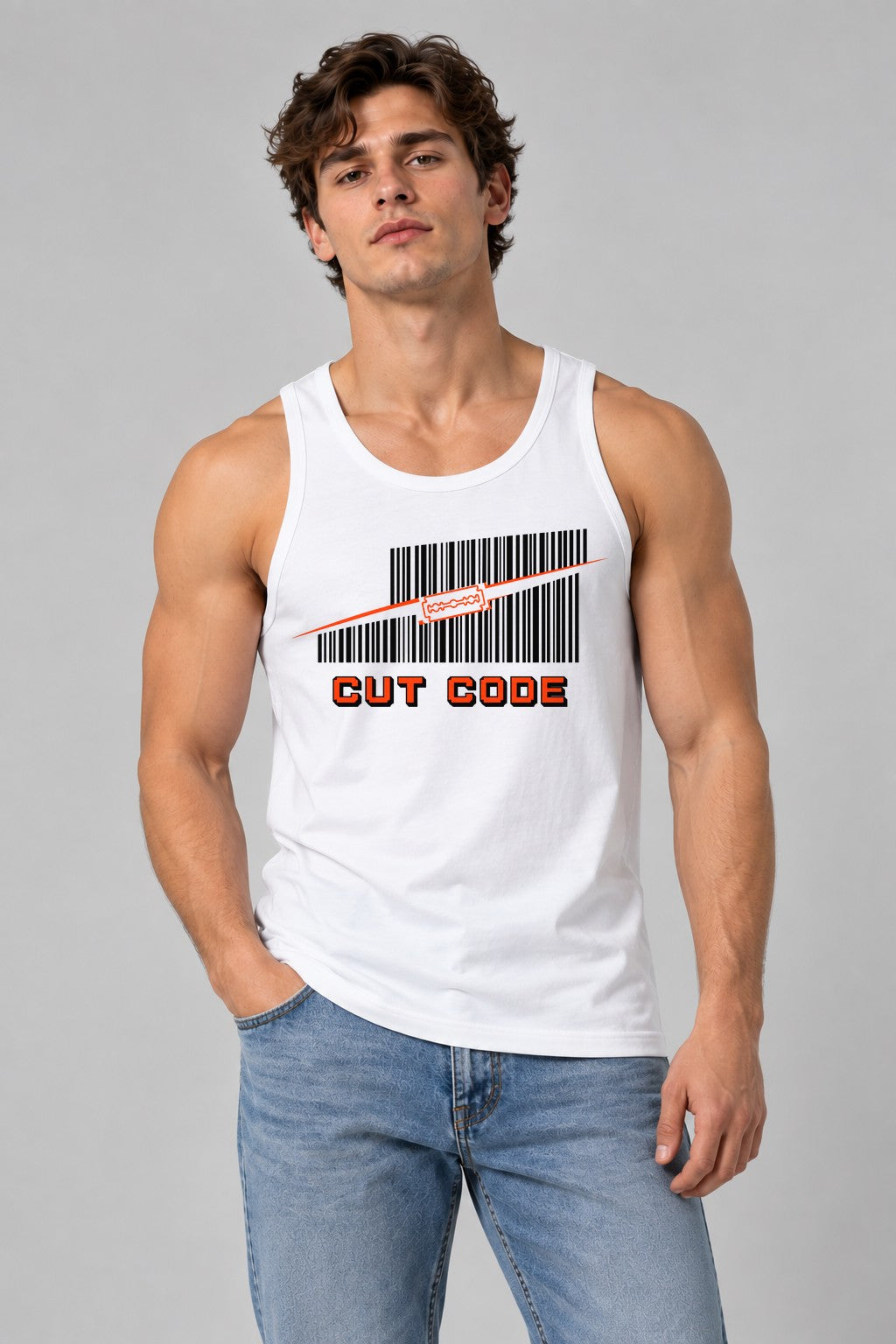 Cut Code - White