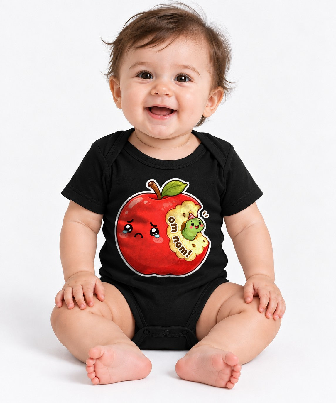 Cute Apple Eater - Black