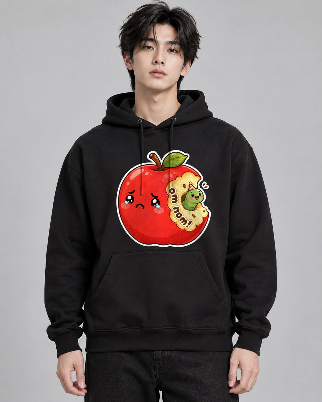Cute Apple Eater - Black