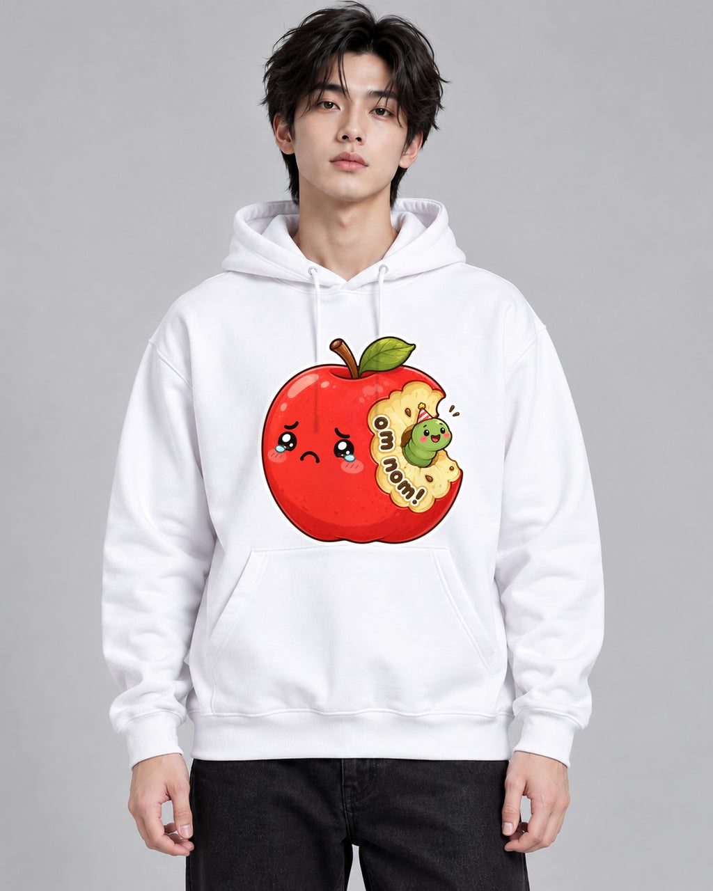 Cute Apple Eater - White