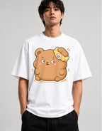 Cute Ear Bear - White