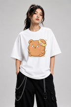 Cute Ear Bear - White