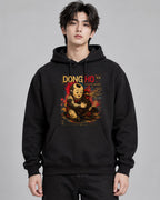 Cyber Folk Rooster - Black