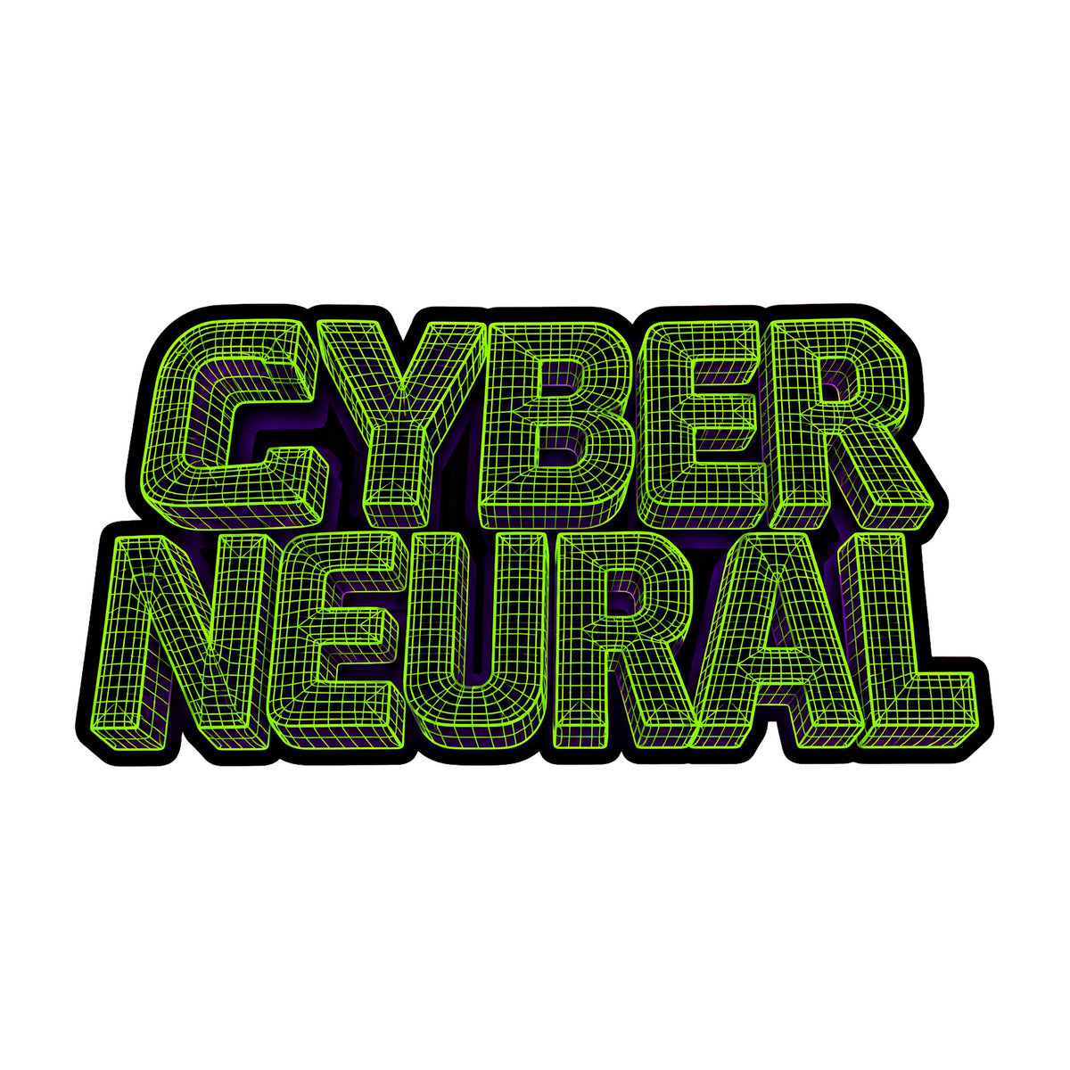 Cyber Neural Grid Shirt - Retro 80s Wireframe Vaporwave Style