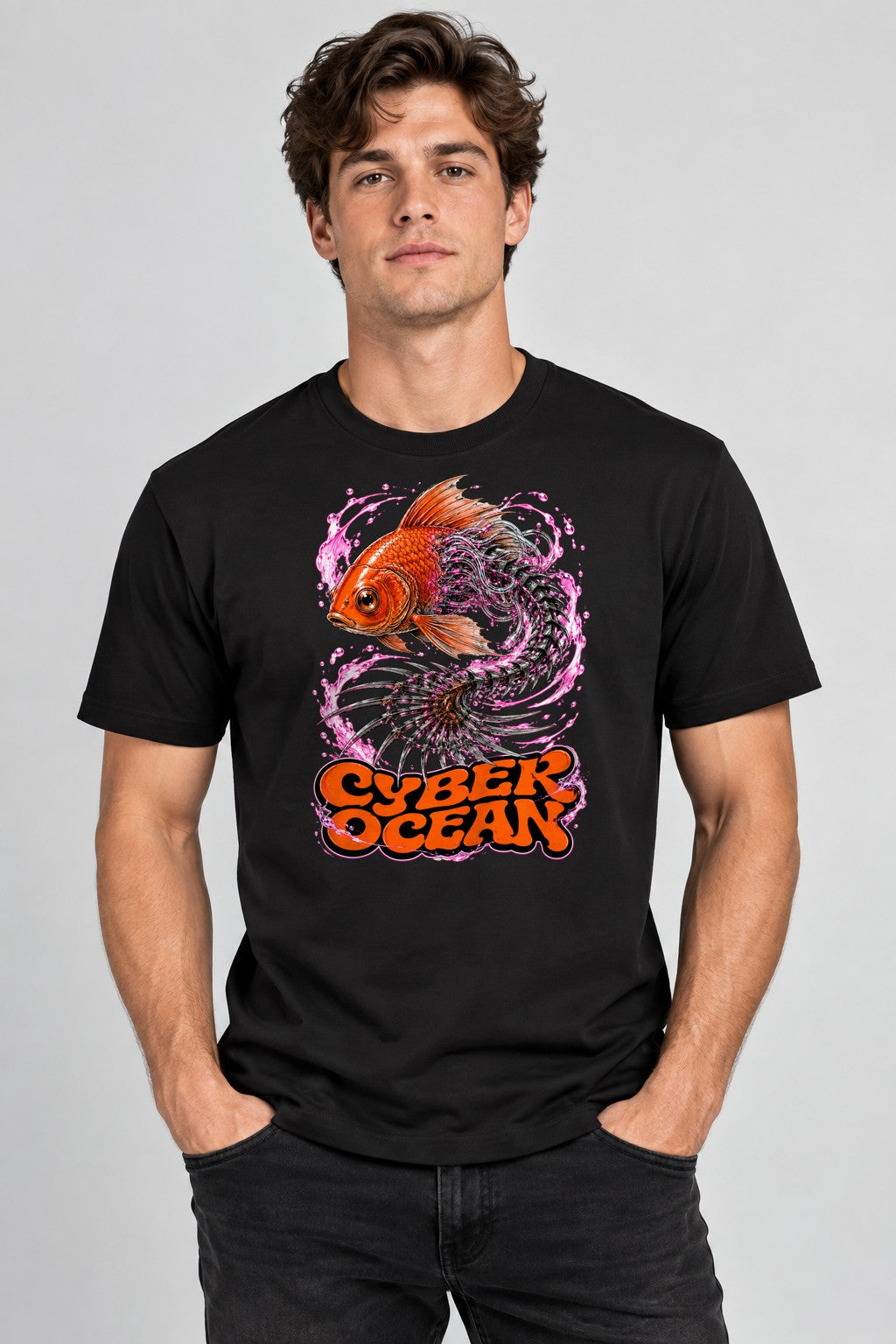 Cyber Ocean - Black