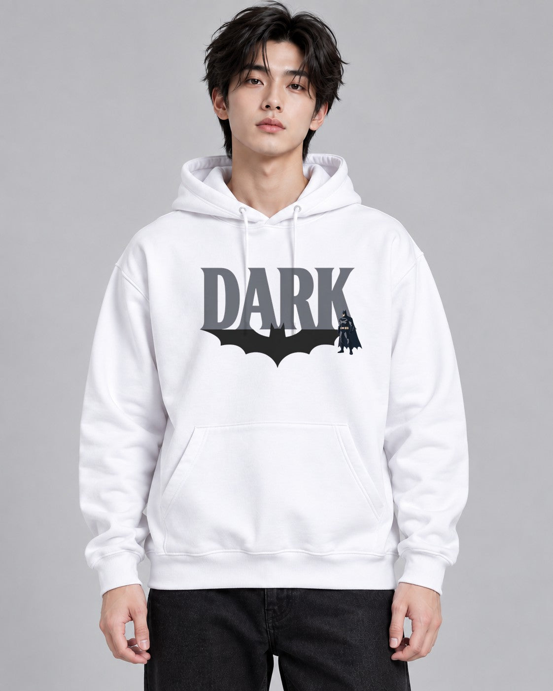 Dark Knight Symbol - White
