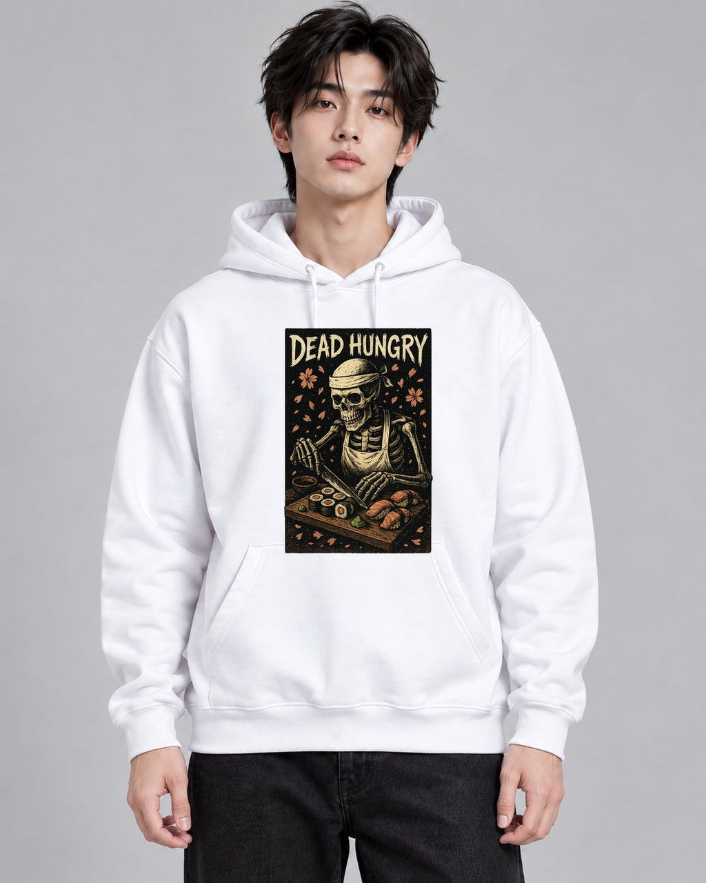 Dead Hungry Skeleton Sushi - White