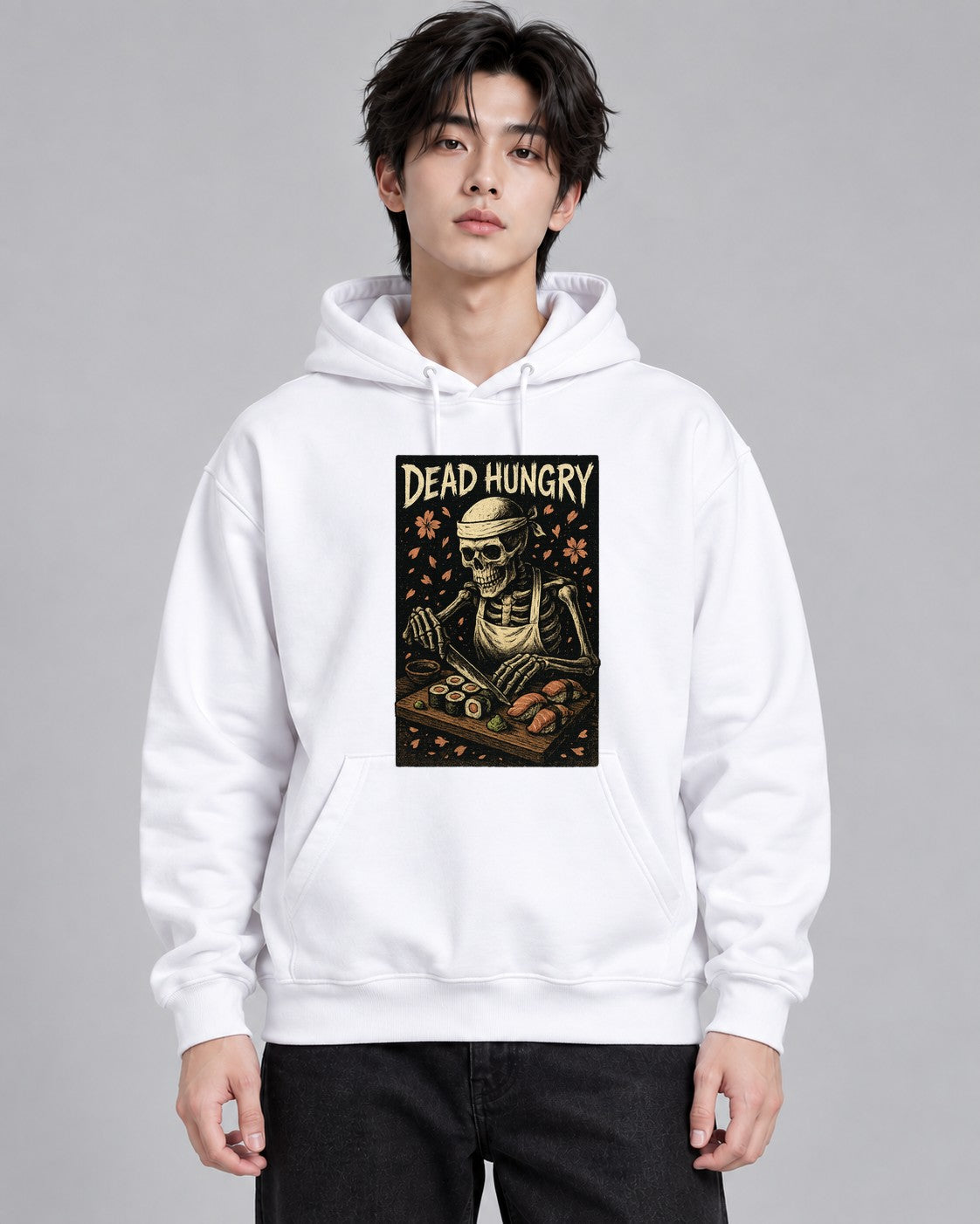 Dead Hungry Skeleton Sushi - White