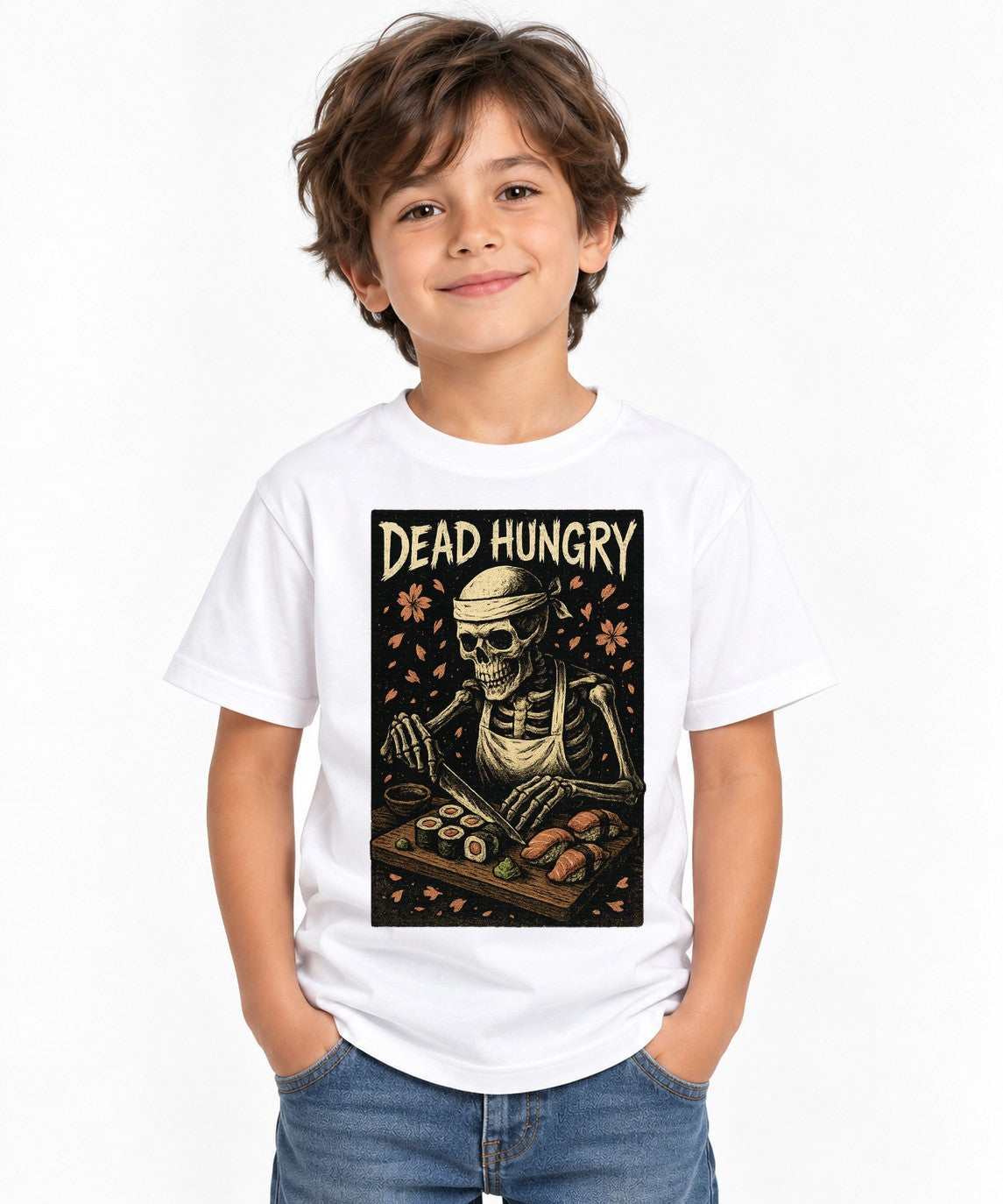 Dead Hungry Skeleton Sushi - White
