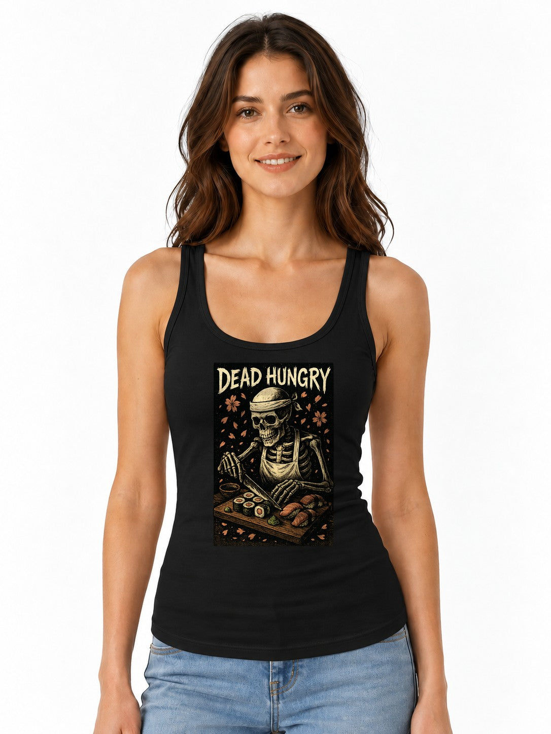 Dead Hungry Skeleton Sushi - Black