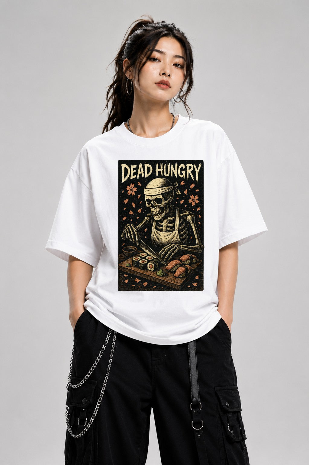 Dead Hungry Skeleton Sushi - White